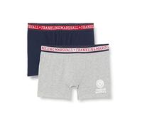 FRANKLIN & MARSHALL Optio Ropa Interior Light Grey Melange/Blue/White/XXL