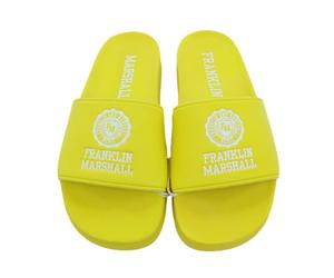 Franklin&Marshall - Pantuflas unisex con base de zapatillas, color amarillo, talla 48, Amarillo, 44 EU