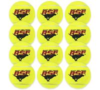 Franklin Pet Supply RSF Pelotas de Tenis chirriantes, Juguete para Perros chirriantes Cuando se aprieta, Paquete de 12, para Perros pequeños, medianos y Grandes, Ruido chirriante