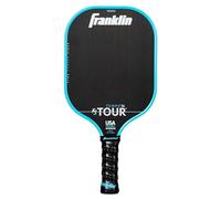 Franklin Sport Pro - Palas de Pickleball - Raquetas de Fibra de Carbono de la Serie FS Tour - Aprobado Oficial de Estados Unidos (USAPA) - Tempo Pro Player - Núcleo de polímero de 16 mm - Azul