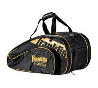 Franklin Sport Pro Series Pickleball Paddle Bag, Negro y Dorado, 24.4 X 11.4 X 11.4