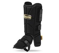 Franklin Sport Protector de Pierna de béisbol + sóftbol - Espinillera Juvenil de la Serie PRT + Protector de pie para bateo - Protector de Pierna + Tobillo con Placa para los Dedos - Mano Derecha +