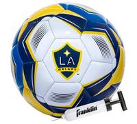 Franklin Sports 78005F09Z MLS - Balón de fútbol de Los Ángeles Galaxy tamaño Oficial 5, Funda Suave, Resistente a la abrasión, tamaño Oficial y Peso, Bomba de Bola incluida, específica para Equipo