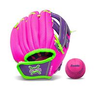 Franklin Sports Air Tech Adapt Series - Guante Teeball de 21,5 cm, para diestros, color rosa y morado