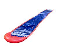 Franklin Sports Aqua Ride Kids Backyard Waterslide - Aqua Ride 25' Foot Lawn Water Sliding Mat + (1) Inflatable Surf Board - Outdoor Kids Water Toy