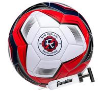Franklin Sports Balón de fútbol MLS New England Revolution, tamaño Oficial 5, Cubierta Suave Resistente a la abrasión, Bomba de Aire incluida