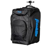 Franklin Sports Bolsa de Pickleball - Tolva de Bola rodante - Gran Capacidad - Capacidad para más de 100 Bolas de Pickleball - Tela de Sarga de Nailon, Negro/Azul