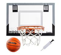 Franklin Sports Canasta de baloncesto para colgar sobre la puerta aprobado por Slam Dunk y resistente a las roturas. Accesorios incluidos 54132X estándar 45 x 30.5 cm Estándar 45 x 12 pulgadas.
