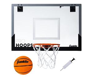 Franklin Sports - Canasta de Baloncesto para Colgar sobre la Puerta, Aprobado por Slam Dunk y Resistente a Las roturas. Accesorios incluidos - 54274X, XL - 25 x 17 Pulgadas, XL: 25 x 17 Pulgadas.