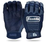 Franklin Sports CFX Pro - Guantes de bateo CFX Pro a Todo Color cromados para bateo, Color Azul Marino, Adulto Mediano