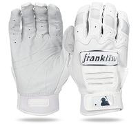 Franklin Sports CFX Pro - Guantes de bateo cromados a Todo Color CFX Pro, Color Blanco, Adulto Grande