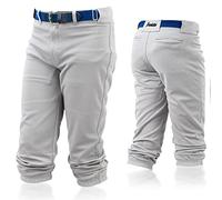 Franklin Sports Classic Fit Deluxe - Pantalones de béisbol para jóvenes, Unisex Adulto, 10367, Gris, Medium