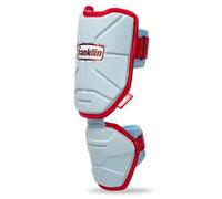 Franklin Sports Codera de béisbol, serie PRT para béisbol juvenil + escudo de sóftbol para batear, codo protector + almohadilla para antebrazo, bateadores de mano derecha e izquierda, azul Caroline