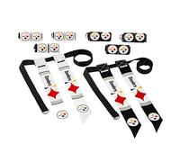 Franklin Sports Conjuntos de fútbol con Bandera de la NFL, Cinturones y Banderas de fútbol de la NFL con la Bandera del Equipo, Equipo de fútbol de Bandera para niños y Adultos