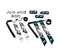 Franklin Sports Flag Football Set NFL Philadelphia Eagles-Juego de fútbol Americano con Bandera Juvenil, Unisex, Específico del Equipo, Talla única