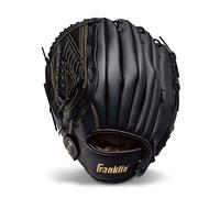 Franklin Sports Guante de b isbol + softbol - Field Master Baseball + Softball Mitt - Adulto + Guante juvenil - Hombres + Mujeres + Guantes de softbol - Tiro a mano izquierda - 13 pulgadas - Oro