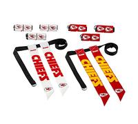 Franklin Sports Juegos de fútbol con Bandera de la NFL, Cinturones y Banderas de fútbol con Bandera del Equipo de la NFL, Equipo de fútbol con Bandera para niños y Adultos