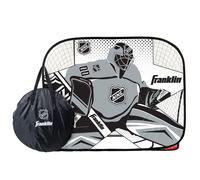 Franklin Sports Kids porttiles de hockey de la calle + Tutor de tutor de tiradores - Neta plegable emergente con objetivo de porteros incluido - set