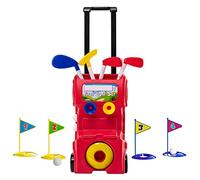 Franklin Sports Kids Toy Golf Set - MyFirst Plastic Golf Clubs + Balls Set for Kids + Toddlers - Mini Toy Righty + Lefty Golf Club Set - Includes Carry Case, (4) Balls + (4) Holes