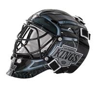 Franklin Sports LA Kings - Máscara de Portero de Hockey con Logotipo del Equipo NHL con Funda, máscara de Portero Coleccionable con Logotipos y Colores Oficiales de la NHL
