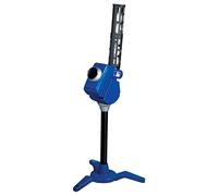 Franklin Sports Máquina de Lanzamiento de béisbol, máquina de práctica de bateo y Campo de béisbol Ajustable para niños, con 6 Pelotas de béisbol, Ideal para práctica, Azul, pequeña