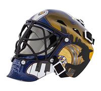 Franklin Sports Máscara pequeña de Portero con el Logo de la NHL, NHL League Logo, Color Azul Marino, tamaño Talla única