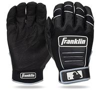 Franklin Sports MLB CFX Pro Guantes de bateo, Unisex, Color Schwarz/Schwarz, tamaño Erwachsene XL