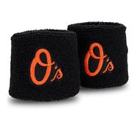 Franklin Sports MLB Equipo muñequeras de 2,5 Pulgadas - 2735F01P12, Baltimore Orioles