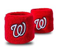 Franklin Sports MLB Equipo muñequeras de 2,5 Pulgadas - 2735F31P12, Rojo