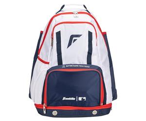 Franklin Sports MLB Gameday - Mochila de béisbol + softbol - Equipo para Adultos y jóvenes + Bolsa de Bate - Almacena Guantes, Cascos, Tacos y más - Impermeable Premium Batpack