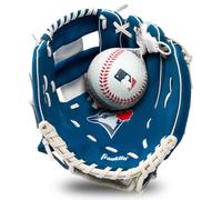 Franklin Sports MLB Youth Teeball Jays y Set - Guante y pelota de b isbol y teeball para ni os de los Toronto Blue Jays - Guante perfecto para ni