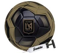 Franklin Sports MLS Los Angeles FC - Balón de fútbol (tamaño Oficial 5, Funda Suave, Resistente a la abrasión, Incluye Bomba de Aire)