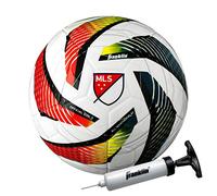 Franklin Sports MLS Tornado - Tamaño Oficial 5 - Cubierta Suave - Balón de fútbol de Peso - Bomba de Aire incluida