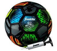 Franklin Sports Mystic Balones de fútbol - Juegos de balón de fútbol y bomba de aire - Pelotas de fútbol de varios tamaños - Cubierta suave - Perfecto para niños y adultos
