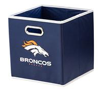 Franklin Sports NFL - Cesta de Almacenamiento Plegable + Cesta de Almacenamiento - NFL Oficina, Dormitorio y Sala de Estar decoración - 28 x 28 cm