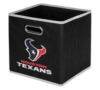 Franklin Sports NFL Houston Texans - Contenedor de Almacenamiento Plegable de la NFL, contenedor de Almacenamiento Plegable para organizadores de Basura, Cubos de Almacenamiento de Tela de Equipo de