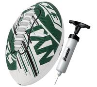 Franklin Sports NFL New York Jets - Mini balón de fútbol juvenil, fútbol de 8.5 pulgadas, textura de fácil agarre, perfecto para niños