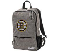 Franklin Sports NHL Boston Bruins Street Pack Mochila - Bolsas oficiales para equipos de hockey de la NHL - Mochila de hockey gris - Logotipos y
