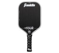 Franklin Sports Palas de pickleball Pro - FS Tour Series T700 - Aprobado por Pickleball en Estados Unidos - Borde inyectado de resina epoxi unibody - Dinastía + Tempo - Núcleo de 14 mm/16 mm - Gris