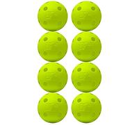 Franklin Sports Pelotas de béisbol de plástico, Pelotas de Entrenamiento de plástico, tamaño Oficial de la MLB, Color Amarillo, Paquete de 8