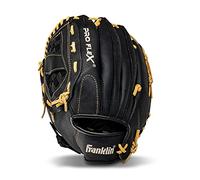 Franklin Sports Pro Flex Mano Izquierda Guante, 12 1/2-inch, Negro/marrón