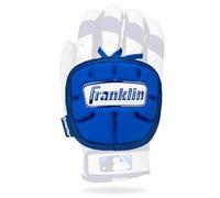 Franklin Sports PRT LT Series - Protector de mano para adultos para bateo - Escudo protector para bateadores diestros y zurdos - Royal - Talla única ajustable - Adulto