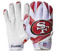 Franklin Sports San Francisco 49ers Youth NFL Football Receiver Gloves