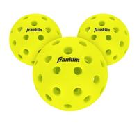 Franklin Sports Silent Serve Pickleballs - Pelotas silenciosas - Reducción de Ruido - Reducción de Ruido - Juego silencioso - Paquete de 3