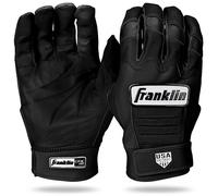 Franklin Sports USA Softball - Guantes de bateo de sóftbol para mujer, CFX Pro Fastpitch + Slowpitch para niñas, pares para adultos y jóvenes, color negro, talla M para mujer