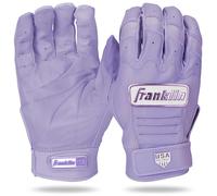Franklin Sports USA Softball - Guantes de bateo de sóftbol para mujer, CFX Pro Fastpitch + Slowpitch para niñas, pares para adultos y jóvenes, lila, talla M para mujer