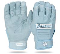 Franklin Sports USA Softball - Guantes de bateo de sóftbol para mujer, CFX Pro Fastpitch + Slowpitch para niñas, pares para adultos y jóvenes, color azul Carolina, talla L para mujer