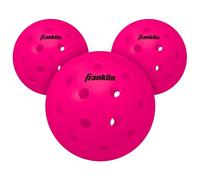 Franklin Sports X-40 Performance - Pelotas de pickleball para exteriores - Aprobado por USAPAA - 52824, Paquete de 3, Talla única, Rosado