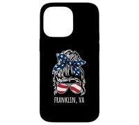 Franklin VA - Gafas de Sol con diseño de moño desordenado Carcasa para iPhone 14 Pro MAX