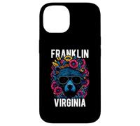 Franklin Virginia - Oso con diseño de flores Carcasa para iPhone 14